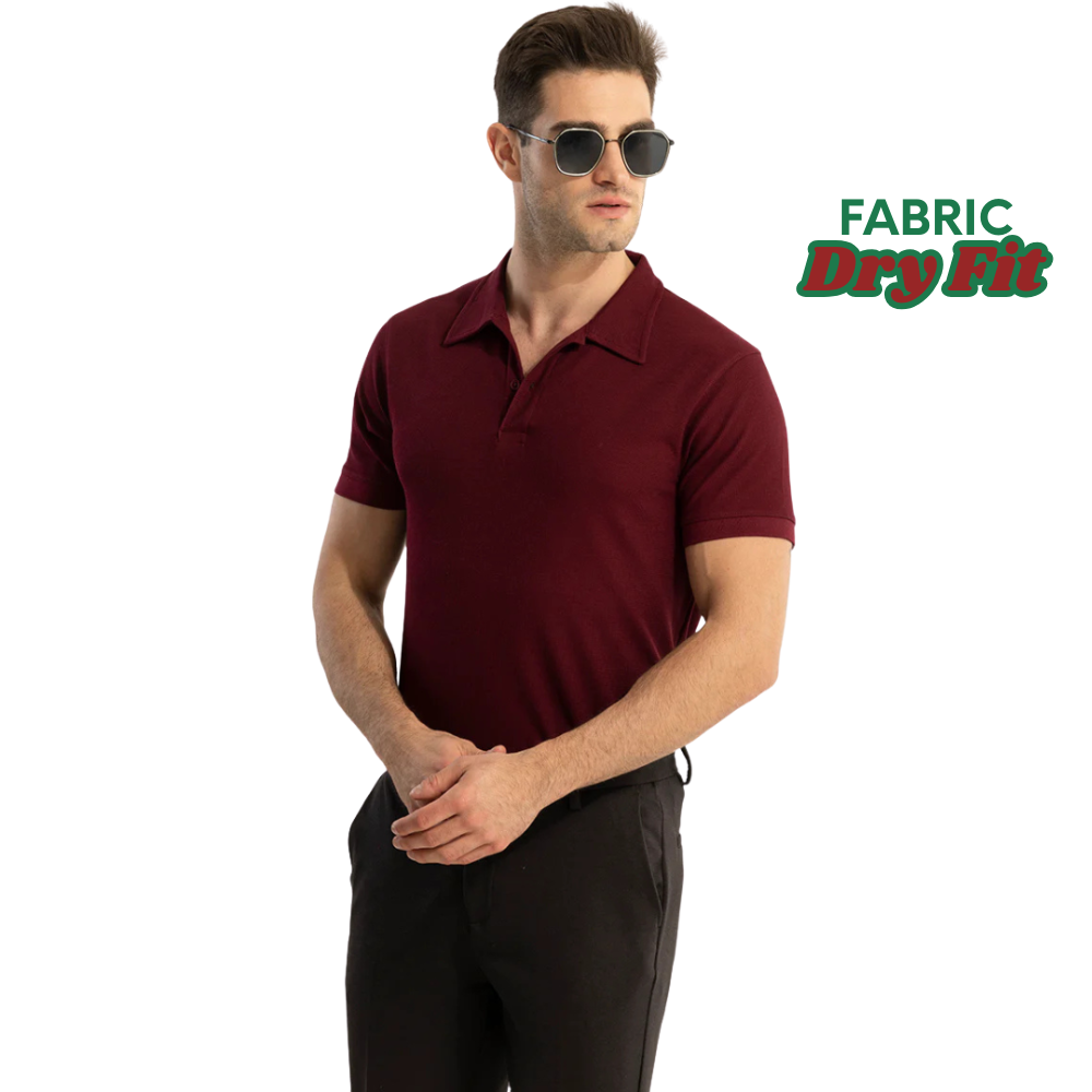ClassiCove™ White Premium Polycotton Round Neck Tee – 180 GSM