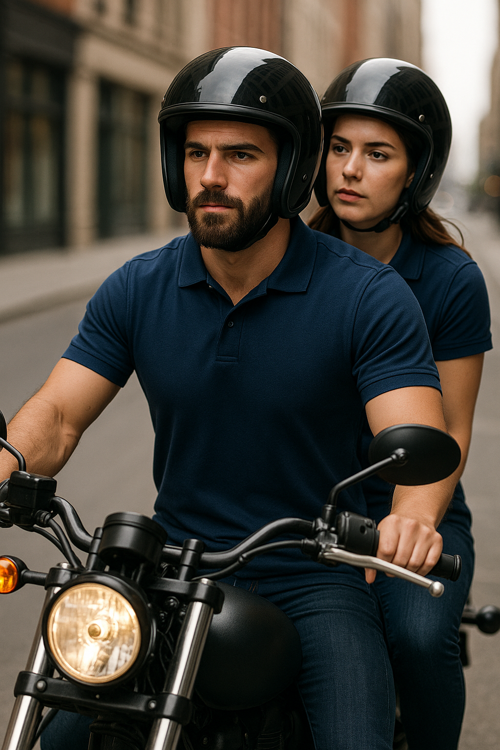 ClassiCove™ Navy Blue Polo T-Shirt – Premium Dry-Fit Performance Wear