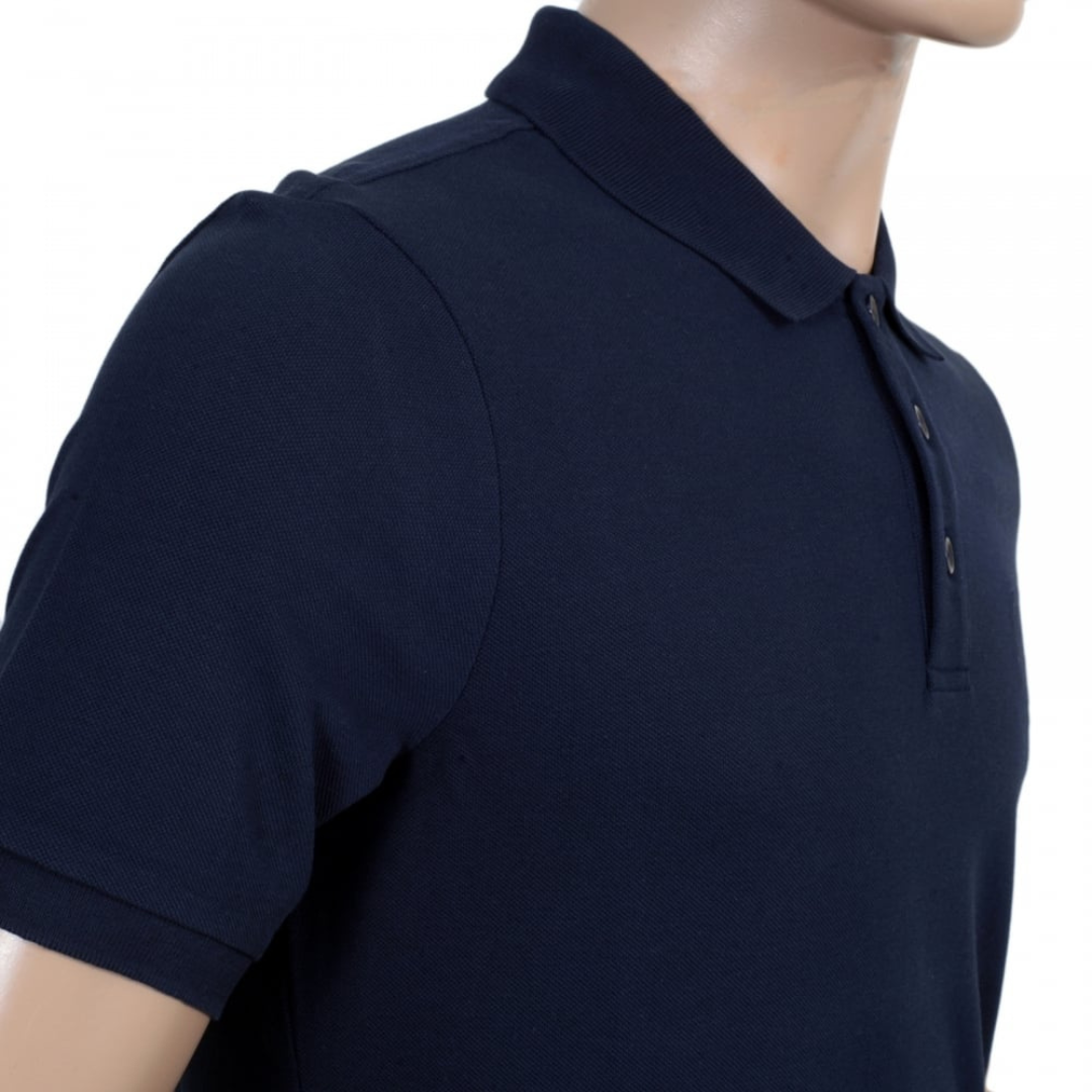 ClassiCove™ Navy Blue Polo T-Shirt – Premium Dry-Fit Performance Wear