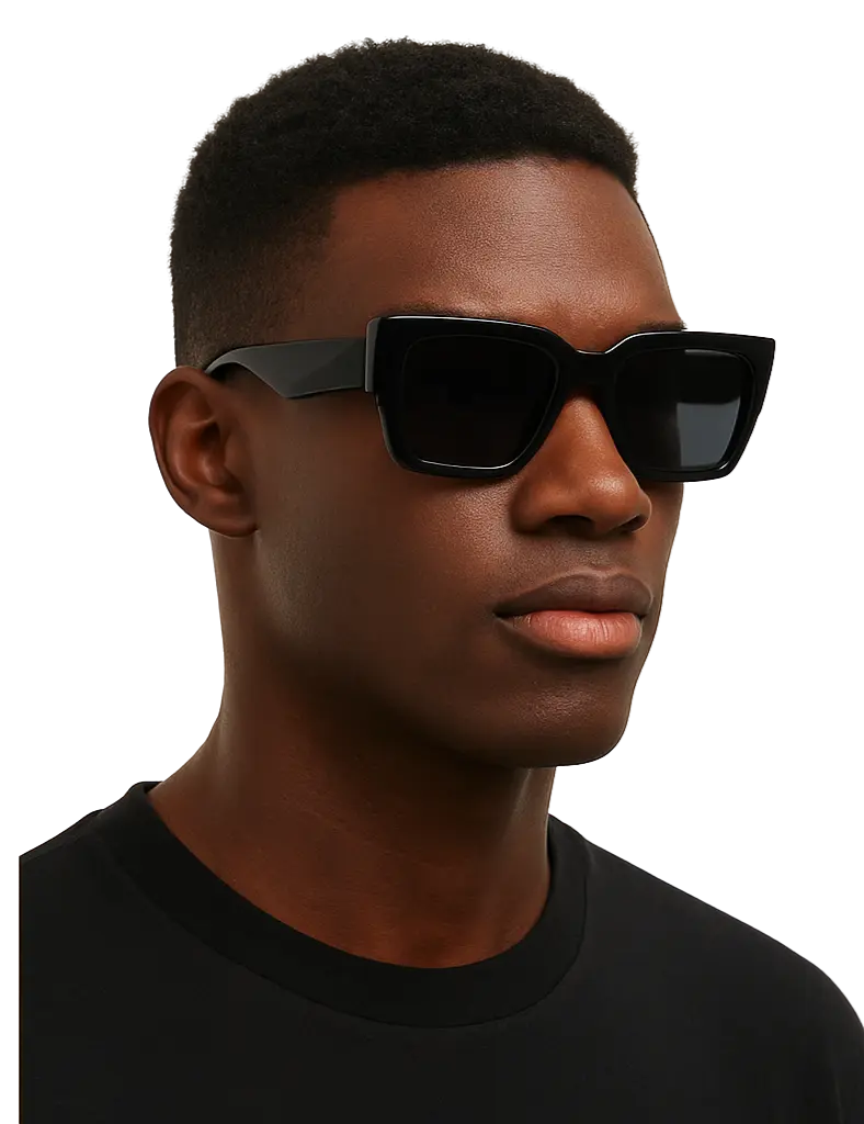 ClassicCove™ BoldEdge Oversized Polarised Sunglasses Desi Hands