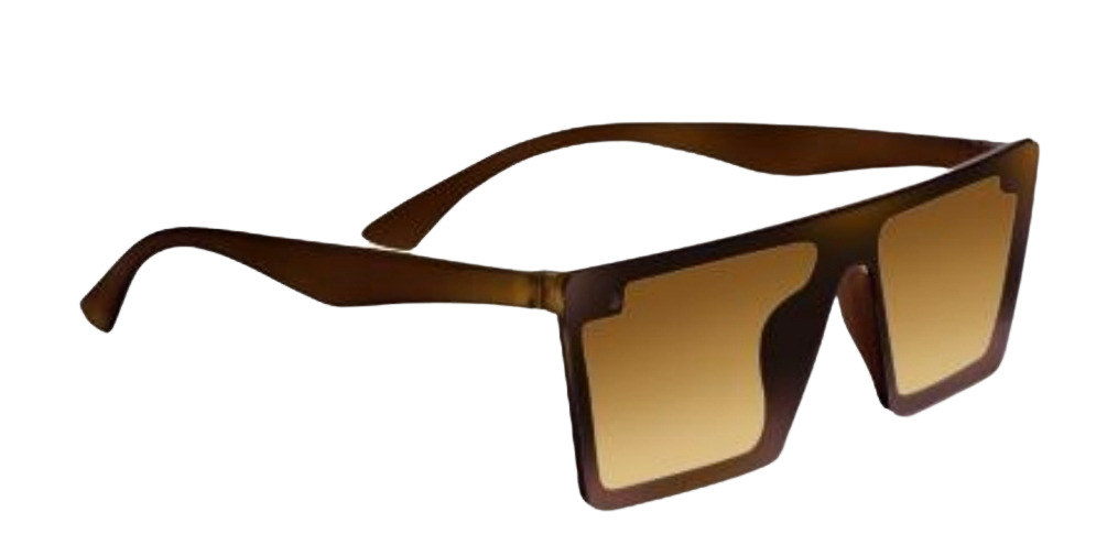 ClassiCove™ Shadow Luxe Square Sunglasses Brown