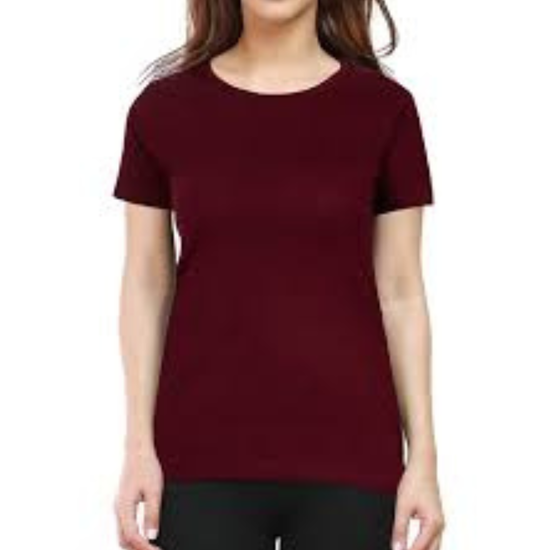 ClassiCove™ White Premium Polycotton Round Neck Tee – 180 GSM Desi Hands