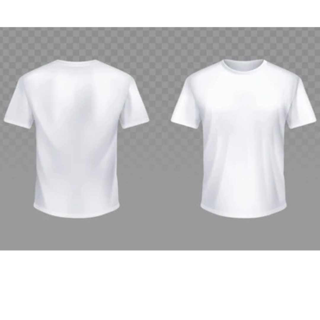 ClassiCove™ White Premium Polycotton Round Neck Tee – 180 GSM