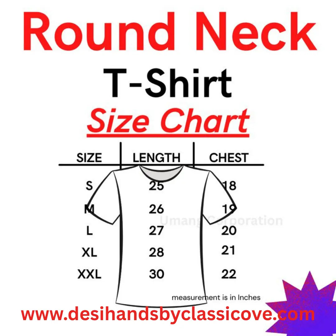 ClassiCove™ Royal Blue Premium Polycotton Round Neck Tee – 180 GSM Desi Hands