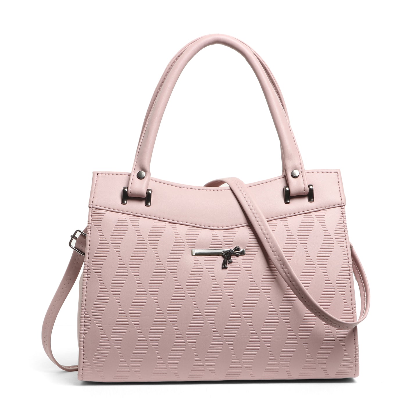 Classicove Elegant Pink Handbag with Multi-Compartments for Women Desi Hands