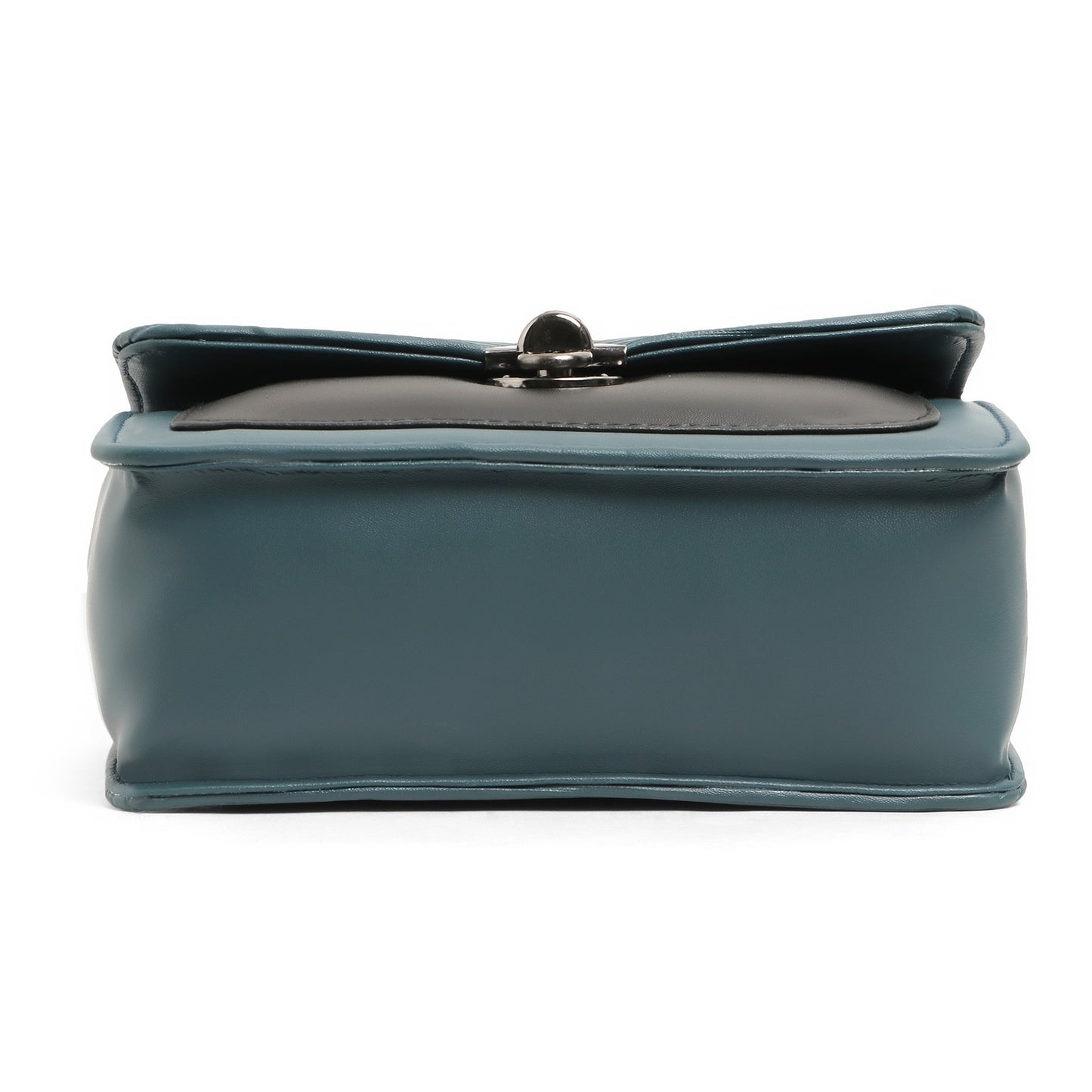 Classicove Teal Chain Shoulder Bag with Multi Compartments Desi Hands