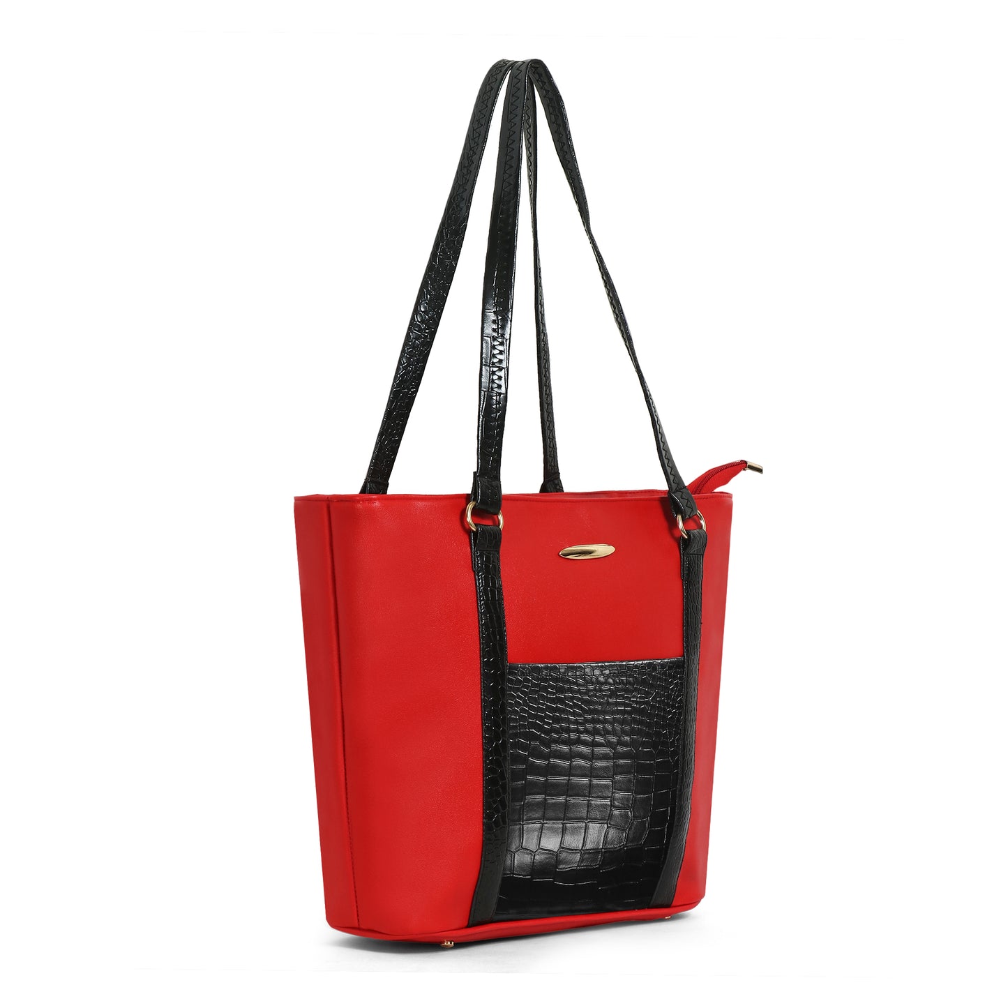 Classicove Red & Black Premium Tote Bag – Stylish Everyday Companion Desi Hands