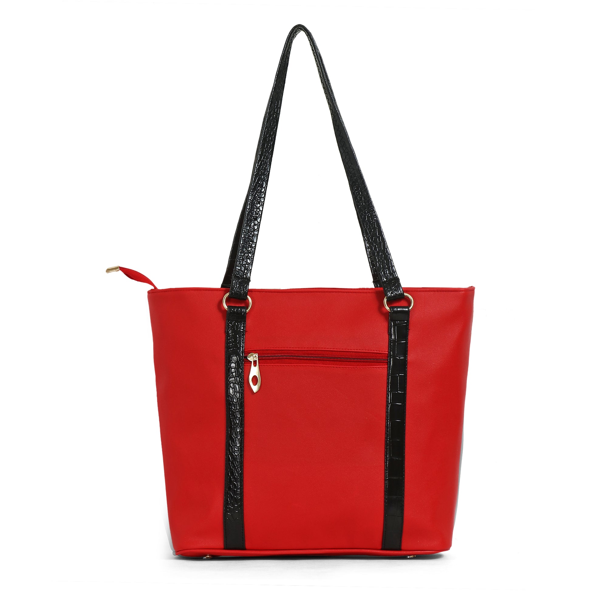 Classicove Red & Black Premium Tote Bag – Stylish Everyday Companion Desi Hands