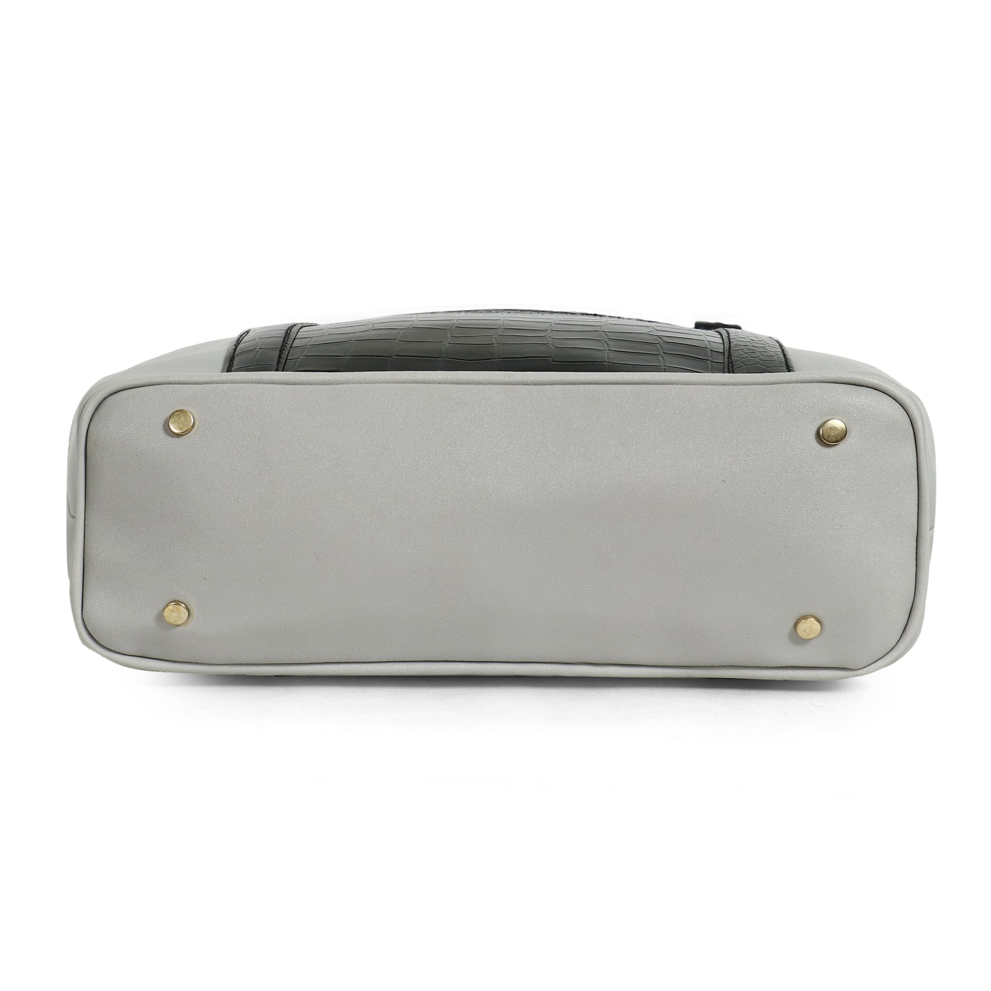 Classicove Grey & Black Tote Bag with Multi-Compartments for Women Desi Hands