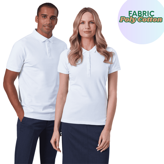 ClassiCove™ White Polo T-Shirt – Premium Dry-Fit Performance Wear