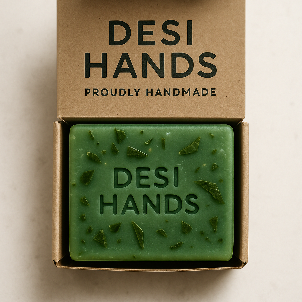 Cold Processed Sacred Neem-Basil Soap