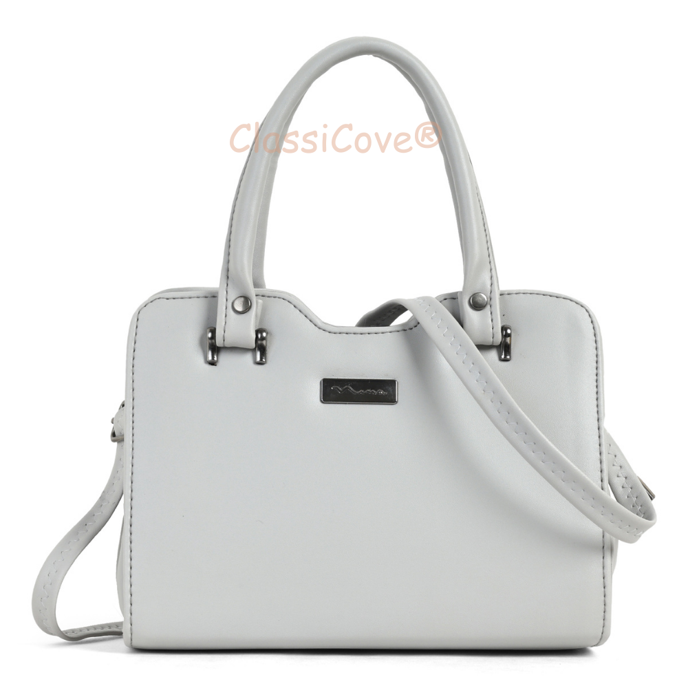 ClassiCove Women  Handbag | PU Leather Satchel Bag with Sling Strap | Stylish Office & Casual Purse Desi Hands