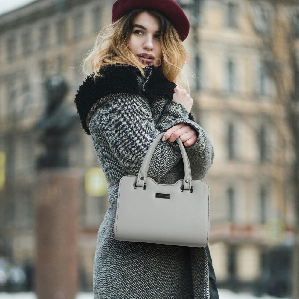 ClassiCove Women  Handbag | PU Leather Satchel Bag with Sling Strap | Stylish Office & Casual Purse Desi Hands