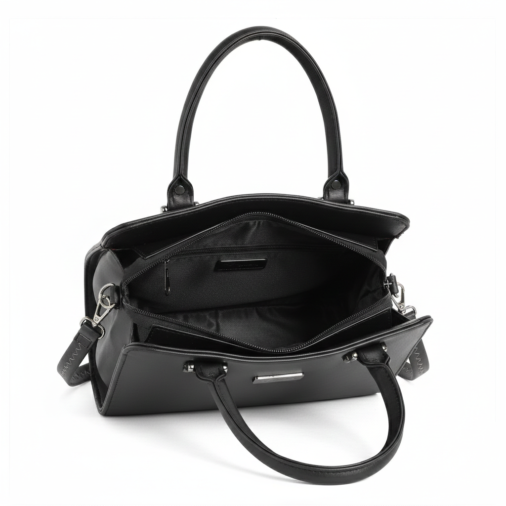 ClassiCove Women  Handbag | PU Leather Satchel Bag with Sling Strap | Stylish Office & Casual Purse Desi Hands