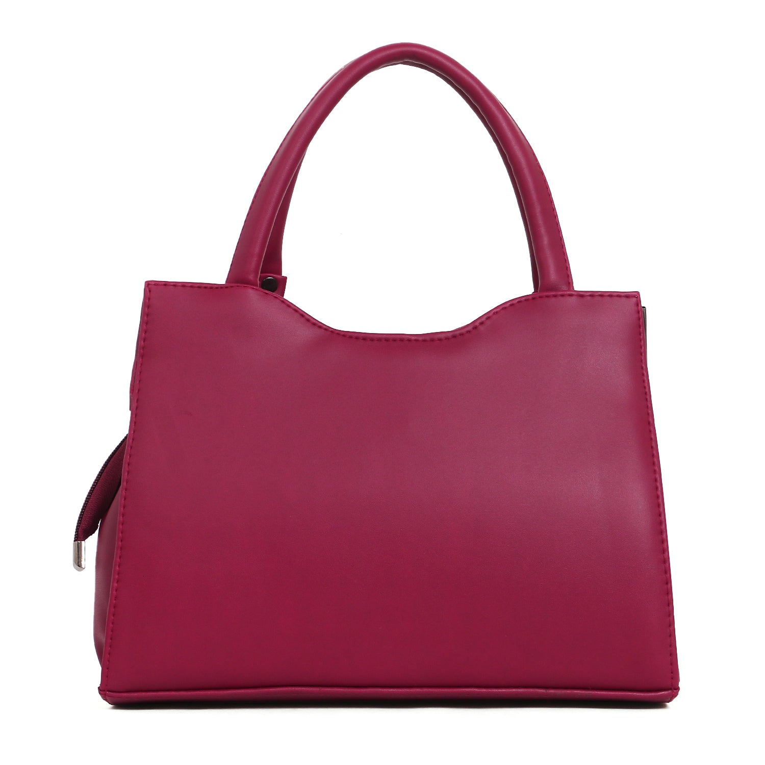 ClassiCove Women Pink  Handbag | PU Leather Satchel Bag with Sling Strap | Stylish Office & Casual Purse Desi Hands