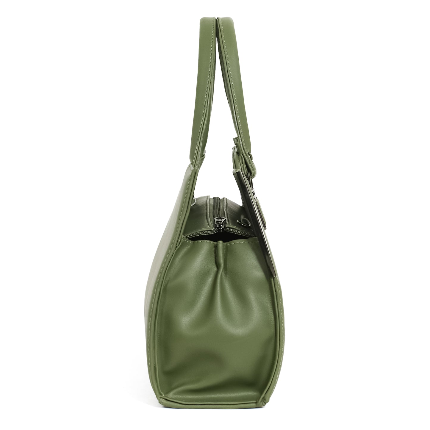 Classicove Elegant Green Handbag with Multi-Compartments for Women Desi Hands
