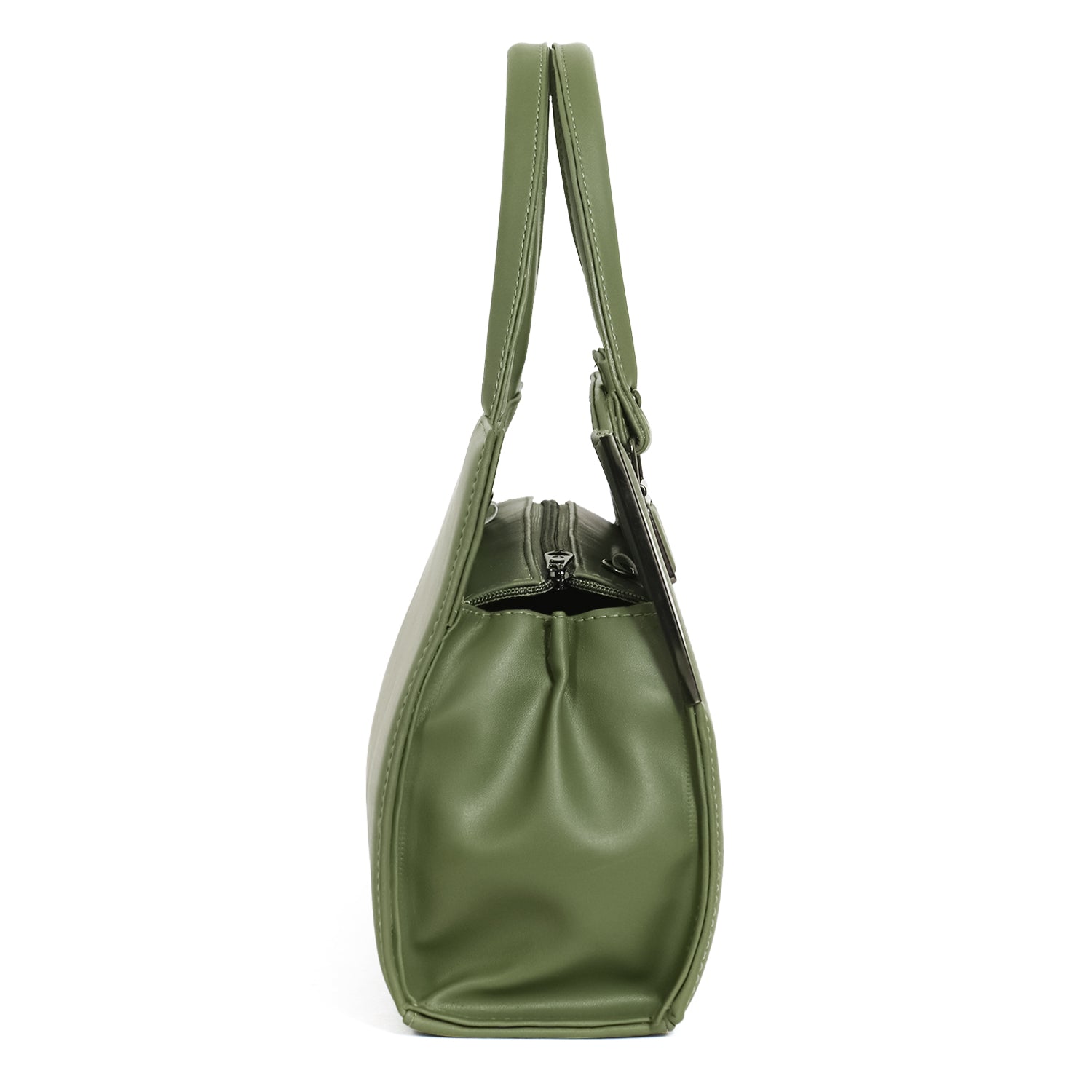 Classicove Elegant Green Handbag with Multi-Compartments for Women Desi Hands