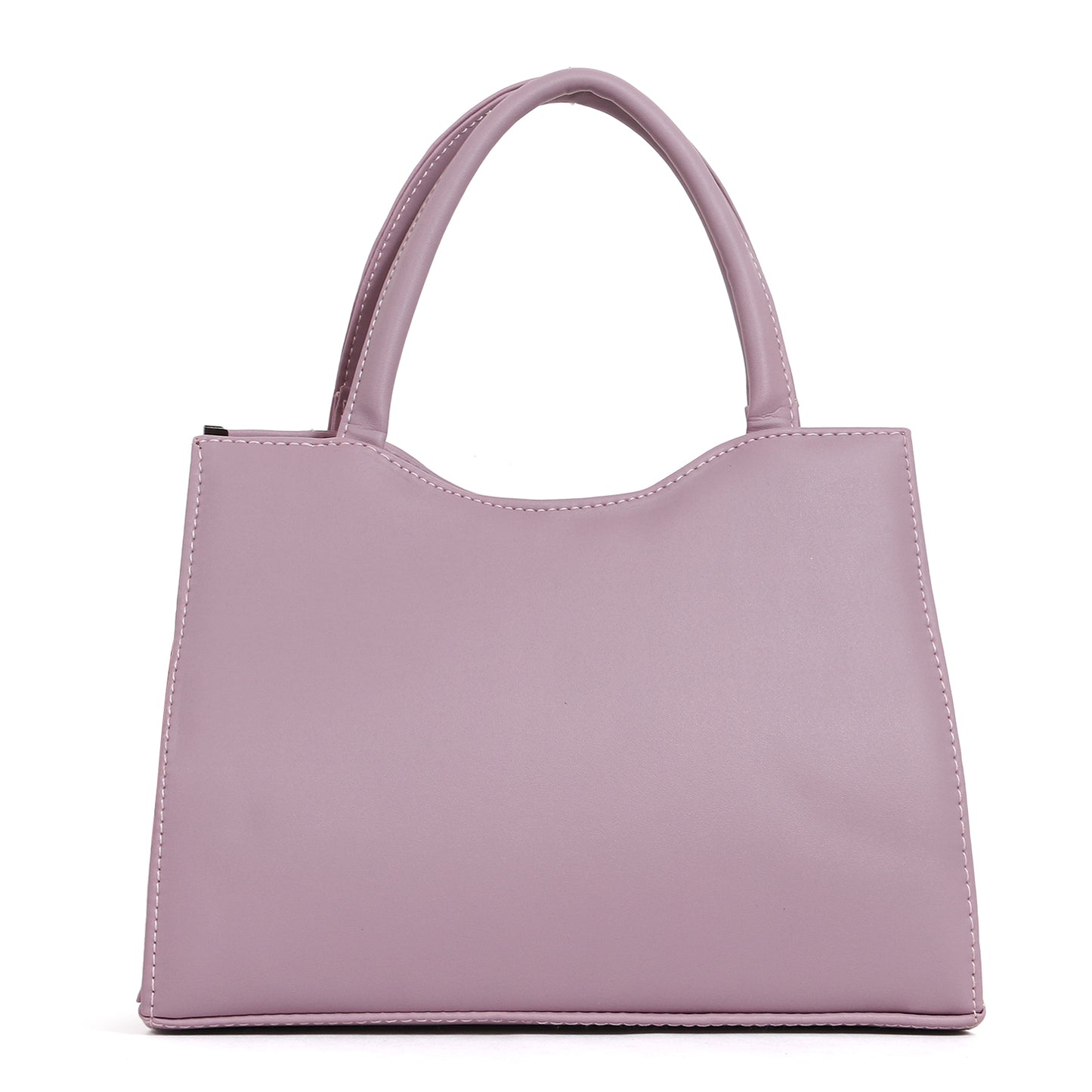 ClassiCove Women Lavender Handbag | PU Leather Satchel Bag with Sling Strap | Stylish Office & Casual Purs Desi Hands