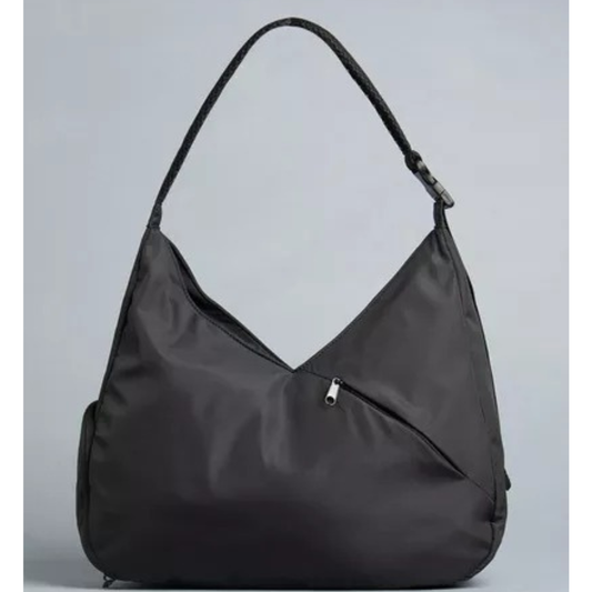 Classicove Nylon Hobo Shoulder Bag for Women | Lightweight Large Handbag with Multiple Pockets | Soft PU Strap, Zipper Closure, Daily Office & College Use Desi Hands