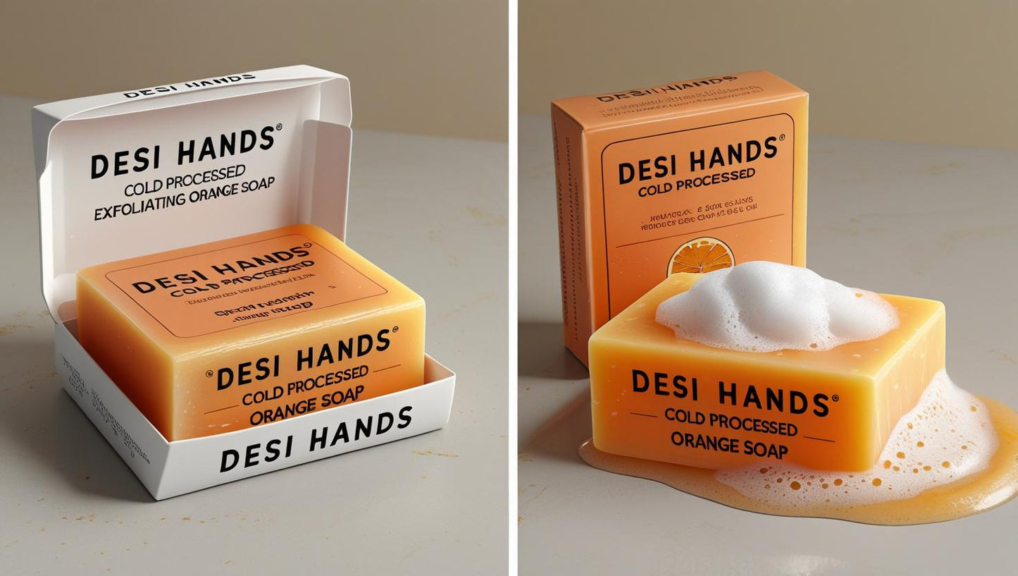 Cold Processed Exfoliating Orange Soap