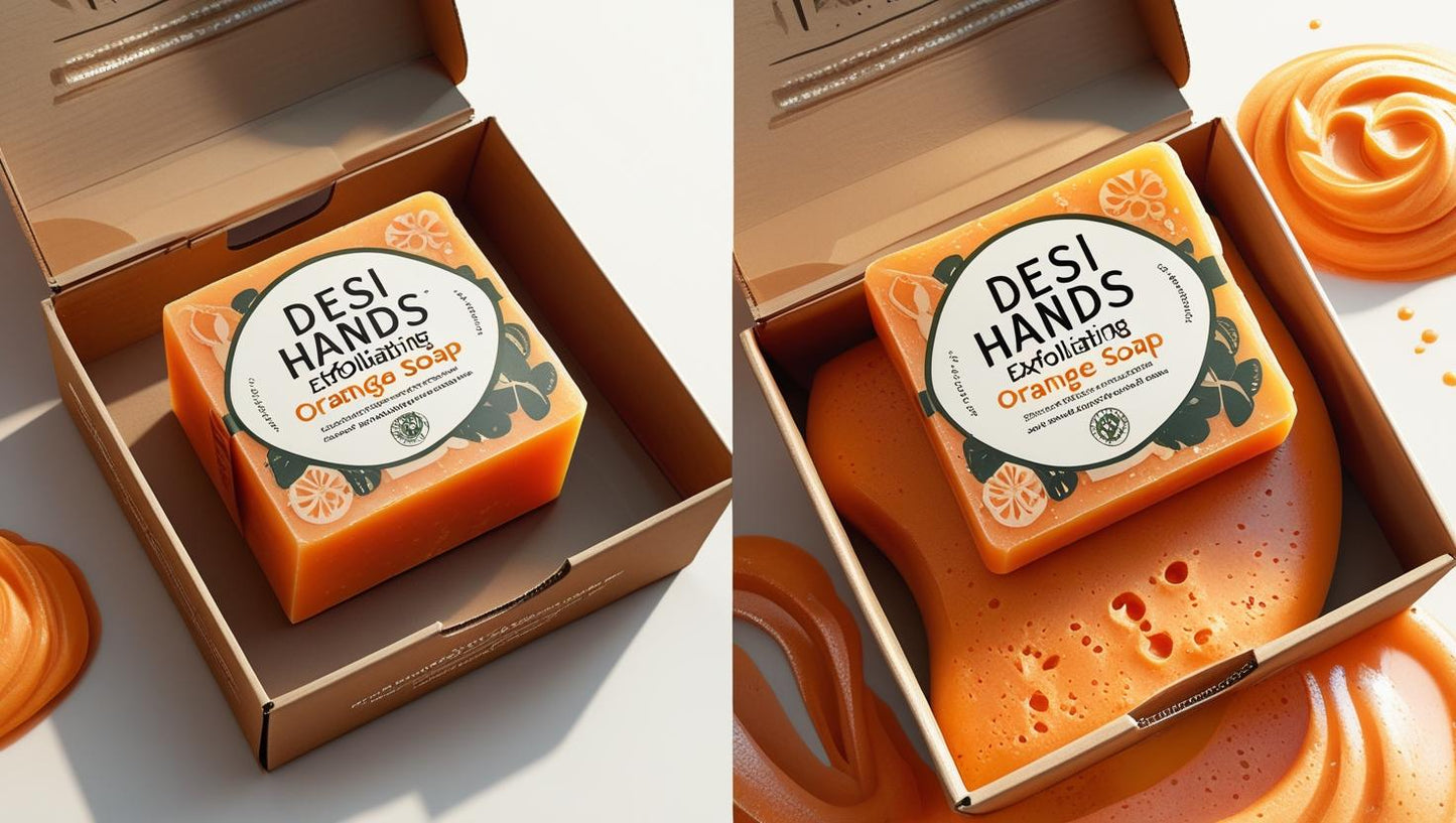 Cold Processed Exfoliating Orange Soap