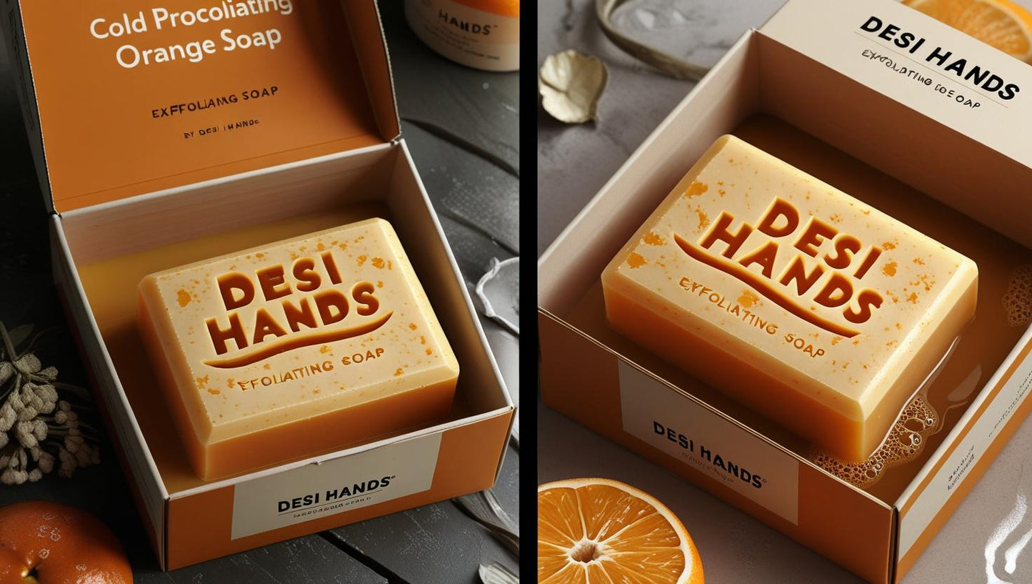 Cold Processed Exfoliating Orange Soap
