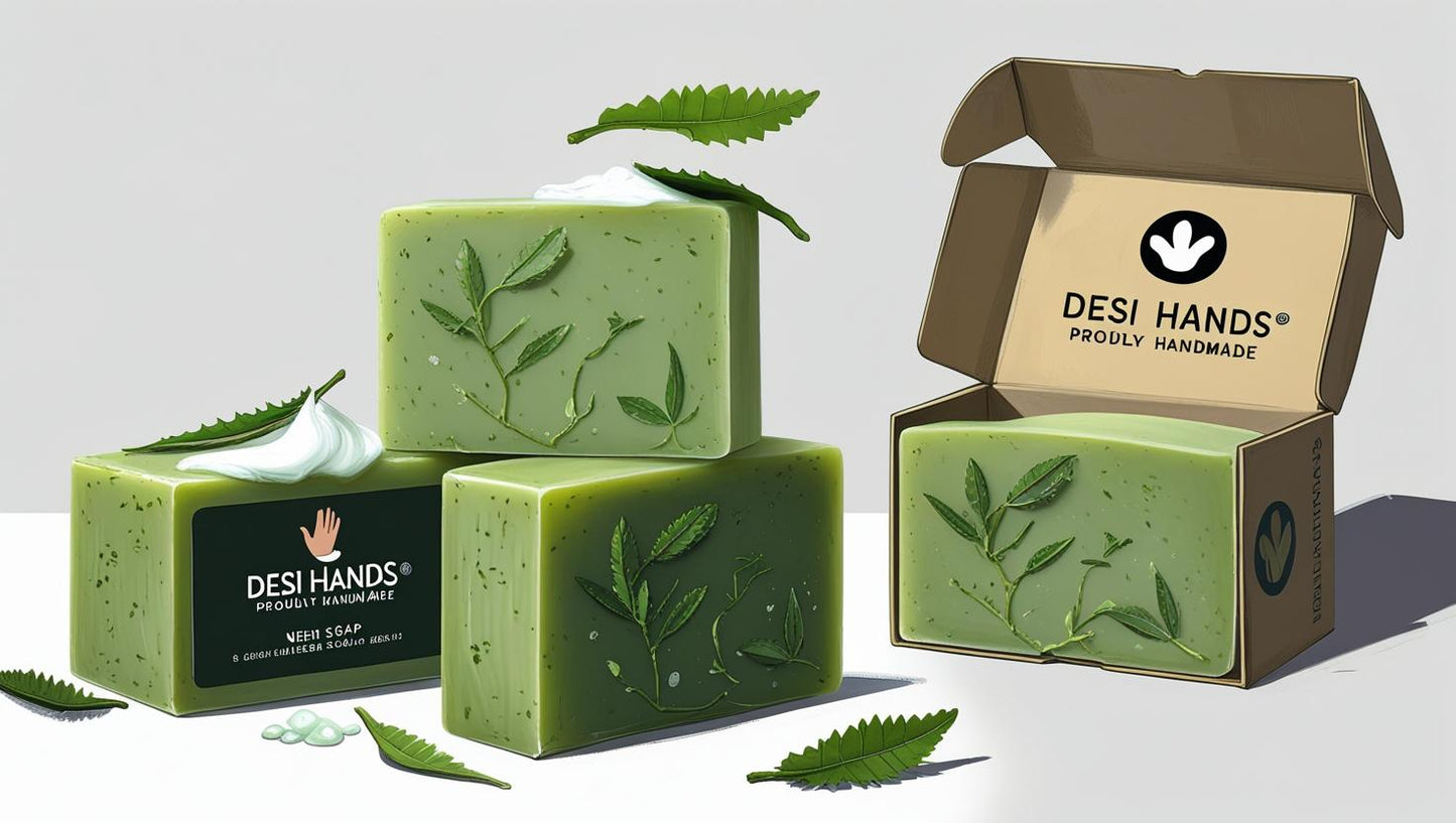 Cold Processed Sacred Neem-Basil Soap
