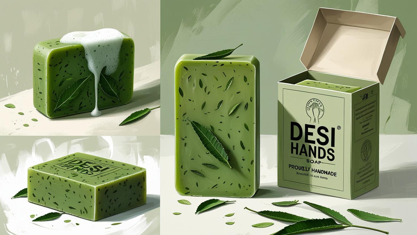 Cold Processed Sacred Neem-Basil Soap