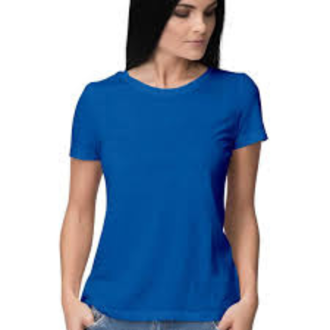 ClassiCove™ Royal Blue Premium Polycotton Round Neck Tee – 180 GSM