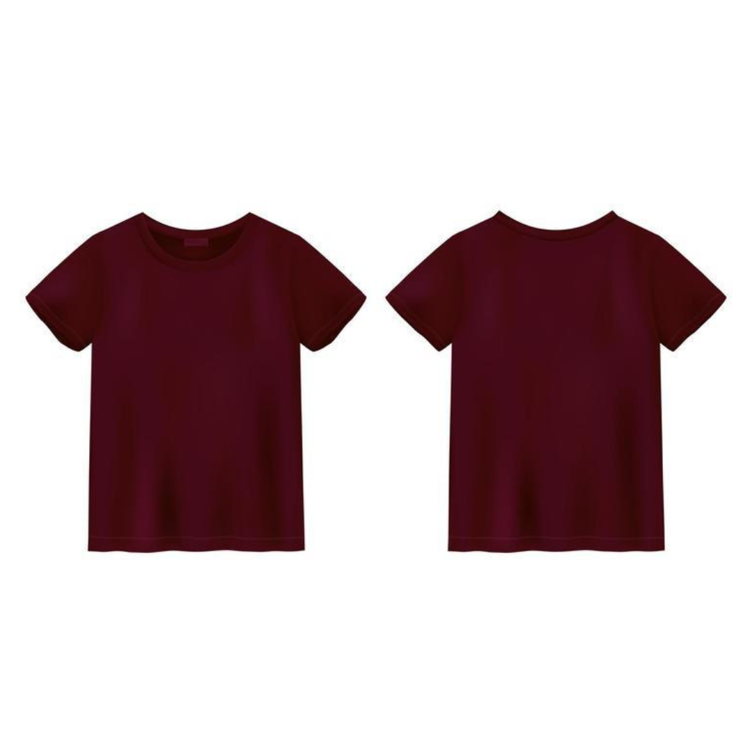 ClassiCove™ White Premium Polycotton Round Neck Tee – 180 GSM